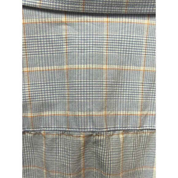 Michael Kors Mens XXL 2XL Button Down Shirt Slim Fit Plaid Pattern Long Sleeve - Picture 8 of 10